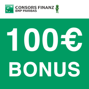 💥 NUR NOCH BIS SONNTAG! 💳 100€ für kostenlose Consors Finanz Mastercard! ENDET!!!