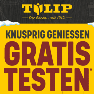 Tulip Bacon Streifen oder Tulip Bacon Scheiben gratis testen (GZG) - ab 07.10.24 🥓🤩