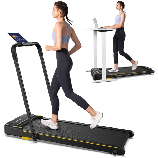 UREVO Laufband für zuhause mit App, 2 in 1 Walking Pad, 1-10 km/h für 169,99€ = 100€ Ersparnis! 🏃‍♀️‍➡️🤩