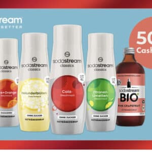 50% Cashback SodaStream Sirup