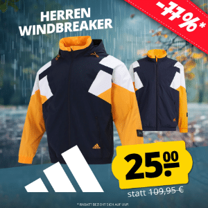 adidas Essentials Windbreaker HE7473 für 29,95€ (statt 37€)