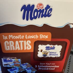 gratis Minion Monte Brotdose rewe 56068