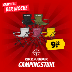 🏕 KIRKJUBØUR Njörd Campingstuhl für 14,94€ inkl. Versand (statt 27€)