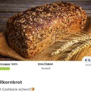 0,50€ Cashback auf Vollkornbrot bei Marktguru & dm