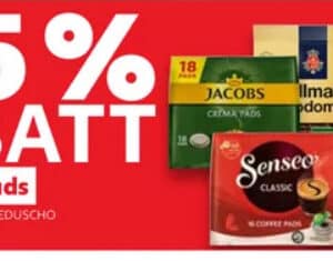 25% auf Kaffeepads ab 26.09.24 bei Kaufland