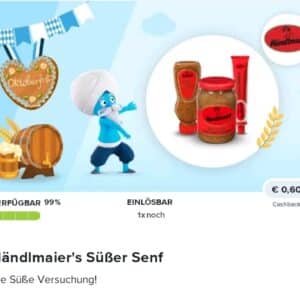 0,60€ Cashback auf Händlmaier&#039;s Süßer Senf bei Marktguru