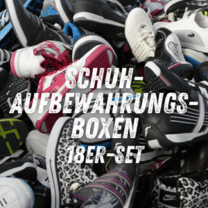 👟 SONGMICS 18er-Set stapelbare Schuhboxen (transparent) für Schuhe bis Größe 42, platzsparend & übereinander stapelbar