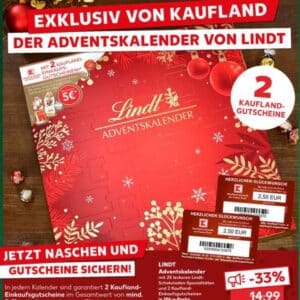 Der ADVENTSKALENDER von LINDT bei Kaufland