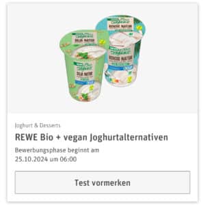 REWE Produkttest - REWE Bio &#043; vegan Joghurtalternativen