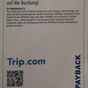 PAYBACK: 15 FACH P° auf die Buchung bei Trip.com!