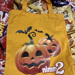 gratis Halloween 🎃 Einkaufsbeutel Tasche Sack von nimm2 beim Kauf von 3 Storck Produkten