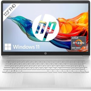 HP Laptop / 17,3" FHD Display / AMD Ryzen 7 5700U / 16GB DDR4 RAM / 512GB SSD