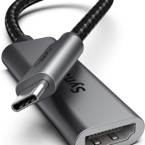 Syntech USB-C-auf-HDMI-Adapter, Thunderbolt 3-auf-HDMI-Adapter, kompatibel mit MacBook Pro, MacBook Air, iPad Pro, Pixelbook, XPS, Galaxy und mehr