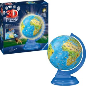 Ravensburger 3D Puzzle Kinderglobus mit Licht 180 Teile