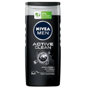 NIVEA MEN Active Clean Duschgel 3in1 250ml für nur 0,79€ (statt 1,75€€)