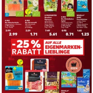 Ab 10.10. KAUFLAND 25% auf Eigenmarke inkl. Bio Eigenmarke