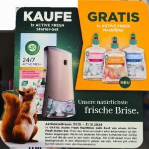 Kaufe 1x ACTIVE FRESH Starter-Set und erhalte 1x ACTIVE FRESH Nachfüller Gratis