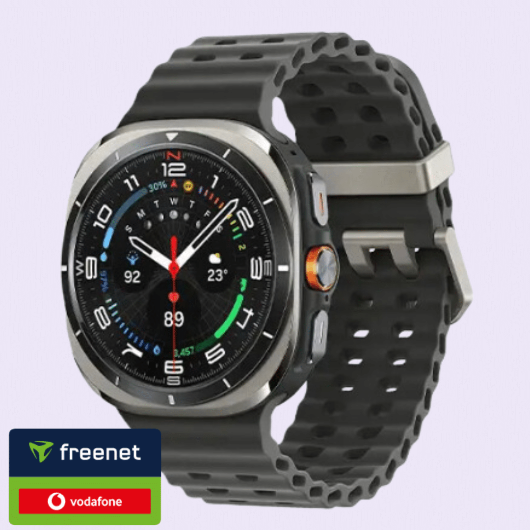 Thumbnail Eff. 0,28€/Monat ⌚️ Samsung Galaxy Watch Ultra 47mm LTE Black für 29€ + 20GB LTE Vodafone Allnet für 19,99€/Monat + 50€ Wechselbonus (Freenet Vodafone)