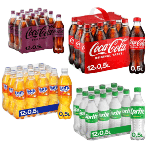 24 Flaschen nur 19,99€ (+ 5€ Pfand) – z.B. Fanta Zero oder Coca-Cola (12 x 500 ml)