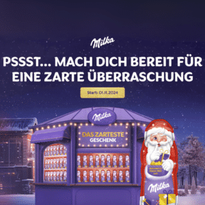 Milka Weihnachtsmann GRATIS - ab 1.11.2024! 🎅😍