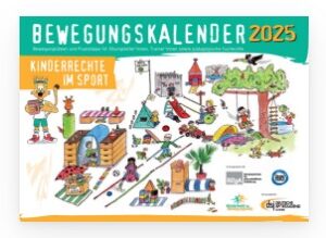 dsj-Bewegungskalender 2025 gratis - Thema: Kinderrechte 🗓️🧒