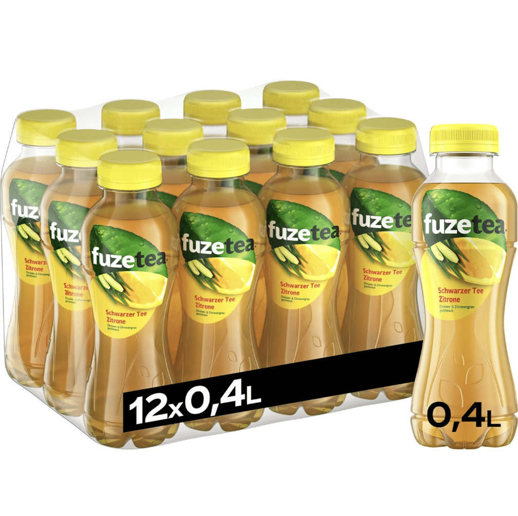 Thumbnail 🍋 🍑 Fuze Tea Schwarzer Tee Zitrone oder Pfirsich (12 x 400 ml)