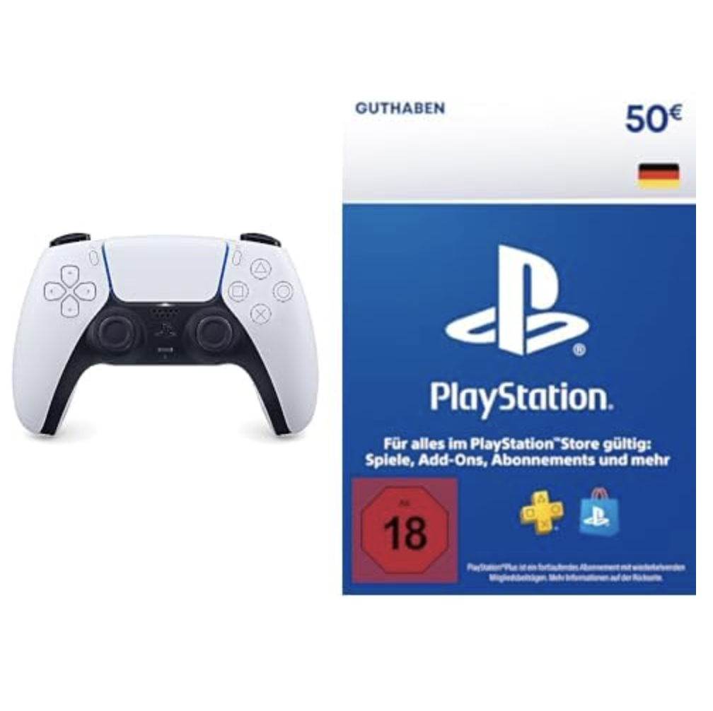 Thumbnail 🎮 PlayStation DualSense Wireless-Controller + 50 € PSN-Guthaben