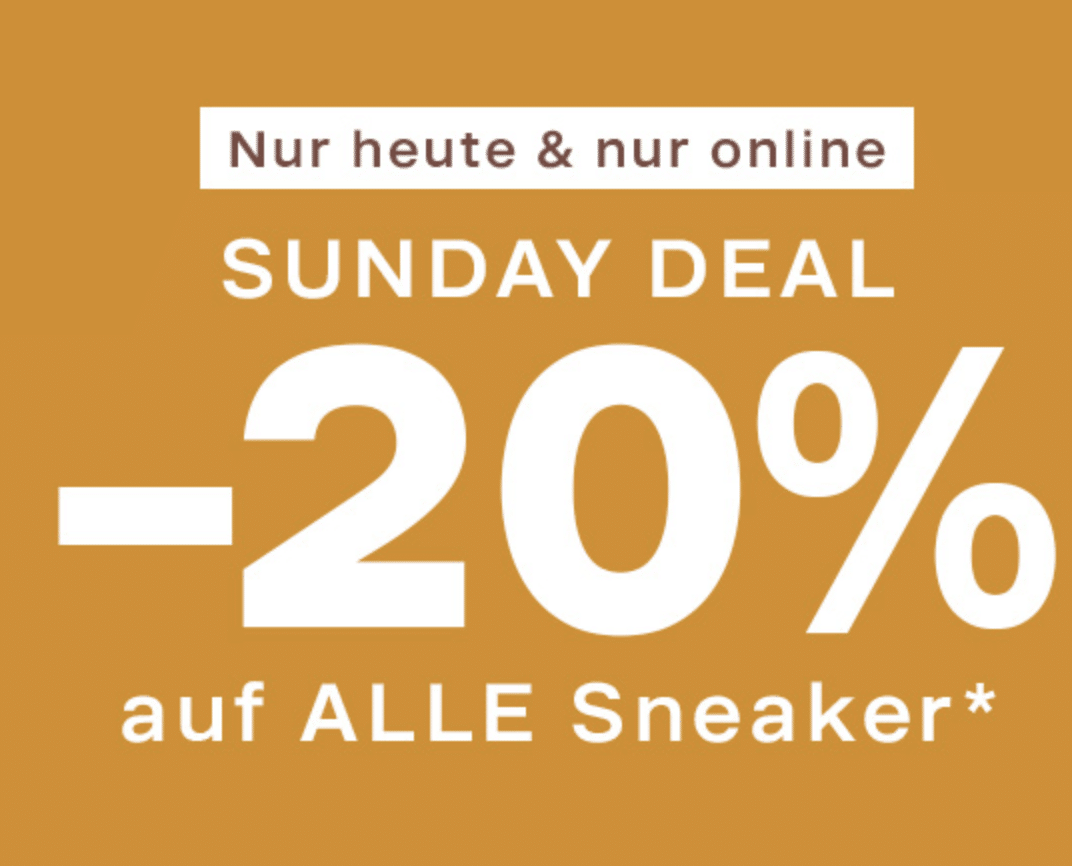 Thumbnail Deichmann: 20% Rabatt auf alle Sneaker