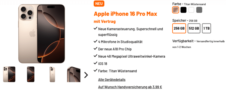 Apple iPhone 16 Pro Max