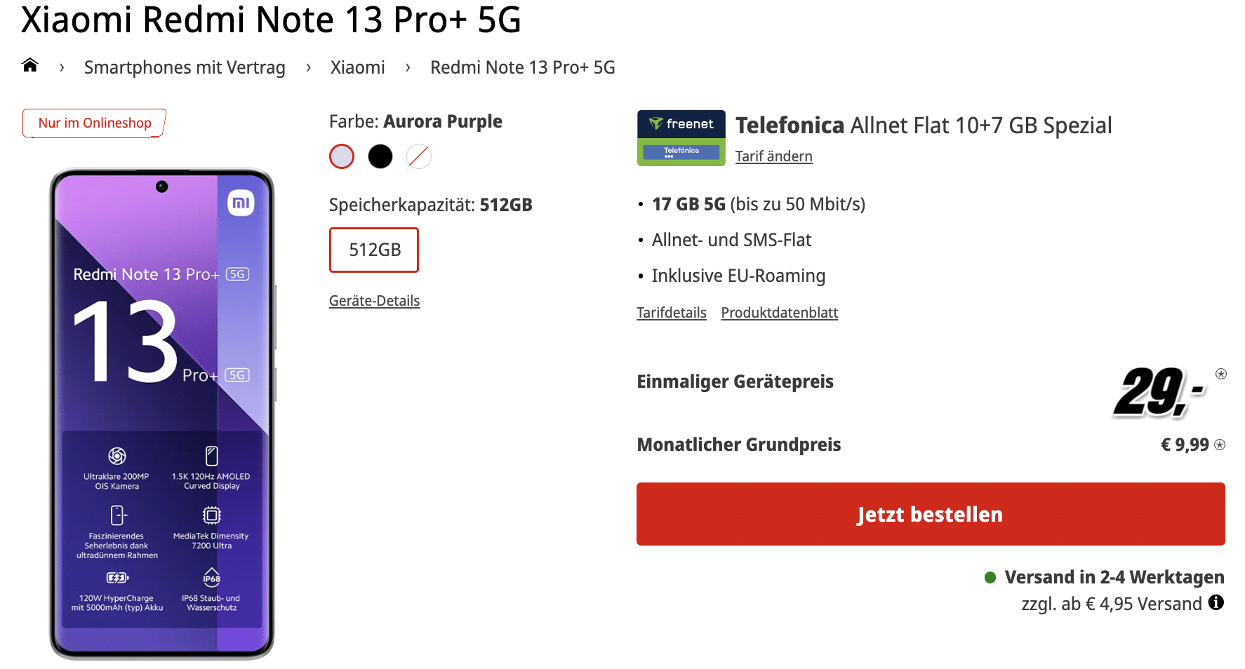 Xiaomi Redmi Note 13 Pro+ 5G
