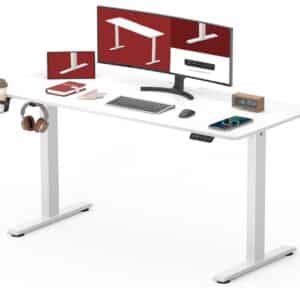 🚀 Elektrisch höhenverstellbarer Schreibtisch mit Platte (110 x 60 cm // Flexispot / Sanodesk) für 78,99€ (statt 100€)