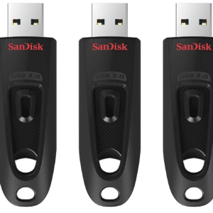 3x SanDisk Ultra USB-Flash-Laufwerk | USB 3.0 | 64GB