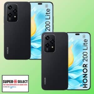 Eff. gratis! 🔥 2x Honor 200 LITE (256GB) für einmalig 1€ + 30GB LTE Allnet für 14,99€/Monat + 30€ Wechselbonus (Super Select M On)