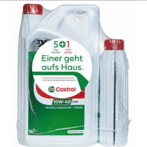 Castrol Motorenöl &#039;GTX 10W-40 A3/B4&#039; - 5,0l &#043; 1,0l extra für 29,99€(statt 44,99€) [ Toom Abholung]