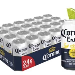 Corona Extra Premium Lager Dosenbier, EINWEG, Internationales Lager Bier 24 X 0.33  zzgl. 6€ Pfand  für 15,80€ (statt 26€)