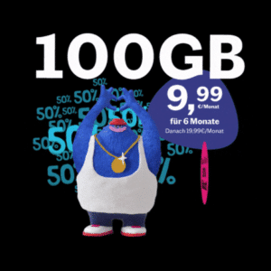 Lebara Black Week Tarife - z.B. 100GB 5G/LTE Allnet für 9,99€ (für 6 Monate, danach 19,99€/Monat)