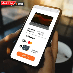 Mastercard: 30€ Cashback ab 100€ MBW beim Einkauf per Click to Pay bei MediaMarkt & Saturn