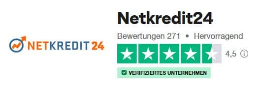 Netkredit24 Bewertungen bei Trustpilot