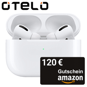 Apple AirPods Pro 2 für 1€ + 120€ Amazon-Gutschein + 60GB 5G/LTE Vodafone Allnet für 19,99€/Monat + 50€ Wechselbonus + 0€ AG (otelo Allnet-Flat Classic)