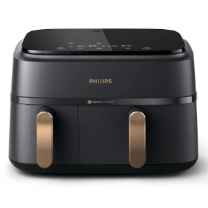 Heißluftfritteuse Philips NA352/00 Airfryer 3000 Series Dual Basket für 134,45€ (statt 160€)