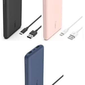 Belkin BoostCharge 3-Port-Powerbank 10K (bis zu 15 W Laden) für 15,90€ statt 19,09€