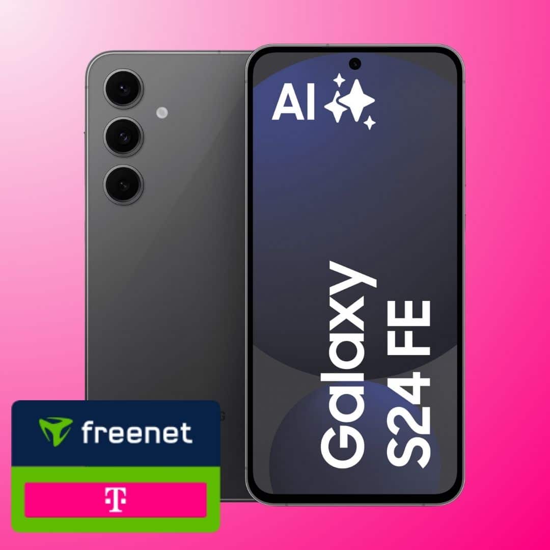 Thumbnail Eff. Gratis 💯 Samsung Galaxy S24 FE (128GB) für 49€ + 8GB LTE Telekom Allnet für 17,99€/Monat (Freenet Telekom)