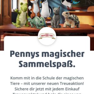 *Infodeal* Penny Treueaktionen Plüschtiere/Kuscheltiere