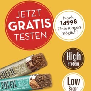 FULFIL Vitamin &amp; Protein Riegel GRATIS testen