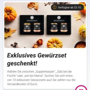 Telekom Magenta App - Exklusives Gewürzset von Ankerkraut geschenkt! (Versandkosten 4 €) *ab 23.10.24*