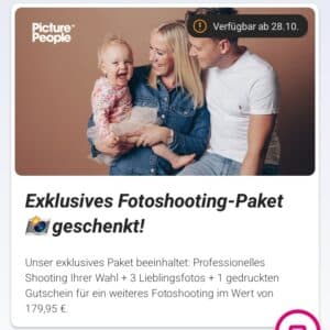 Gratis Fotoshooting im Wert von 179,95 € sichern - PicturePeople