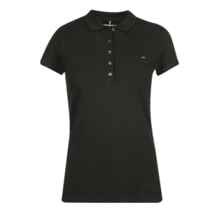 31% Rabatt 👚 Tommy Hilfiger Polo-Shirt Schwarz mit komfortablem Schnitt