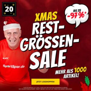 🔥 Riesiger SportSpar Xmas-Restgrößen-Sale - Schuhe, Jacken, Rucksäcke uvm.