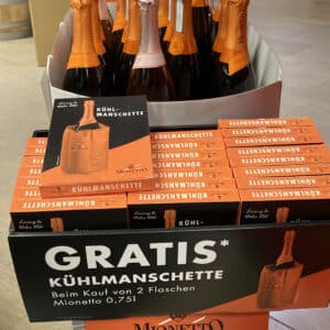 gratis Kühlmanchette zu 2x Mionetto DOC Prosecco Sekt Rewe