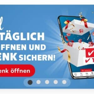 täglich Kaufland App öffnen und Geschenk sichern